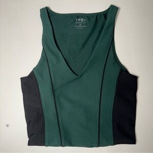Abercrombie & Fitch YPB Curve Love sculptLUX Slim V-Neck Tank
